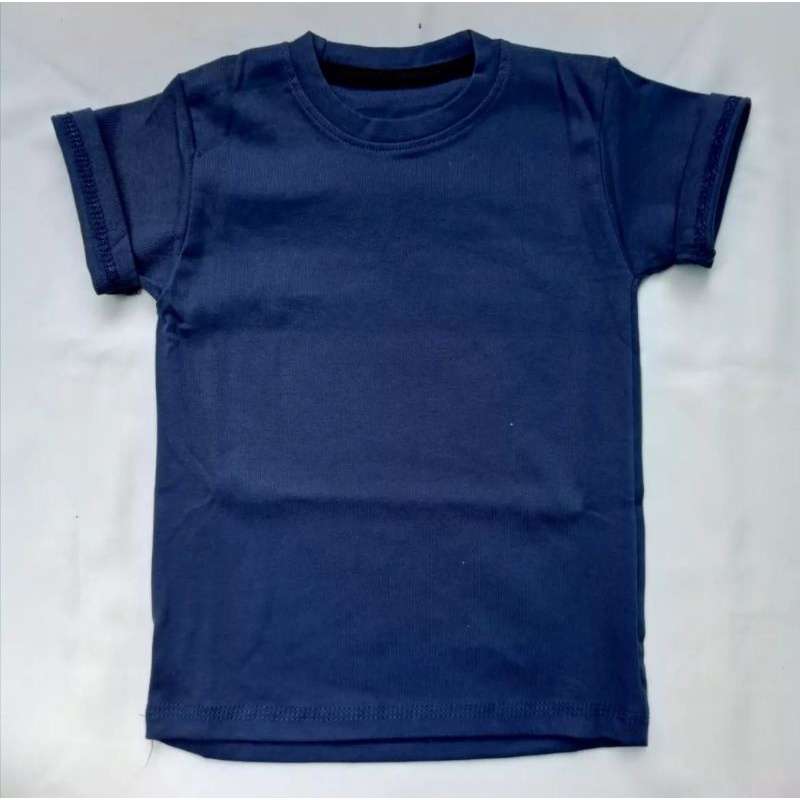 kaos rib anak /kaos anak lengan pendek/tebal 2x1 murah kualitas bagus switer anak polos-Nevi
