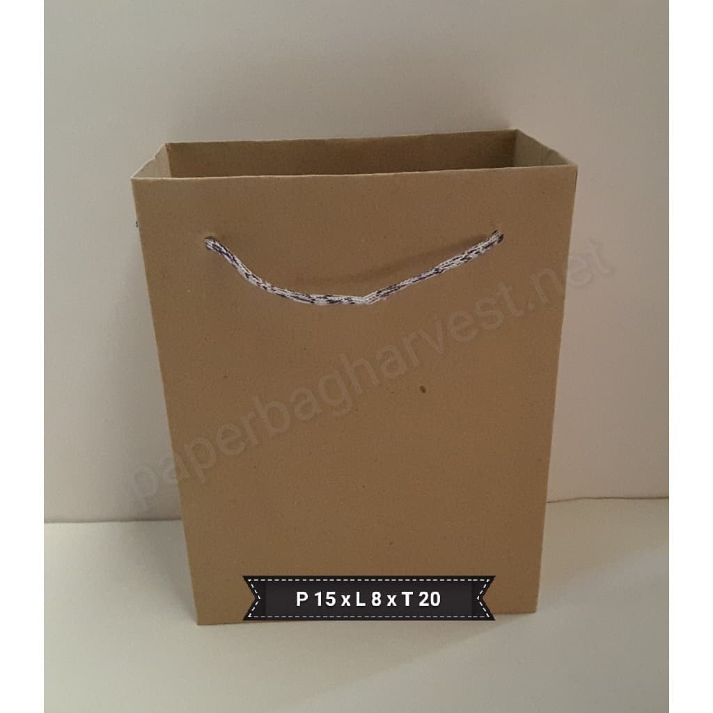 

Paper bag kraft coklat ukuran kecil