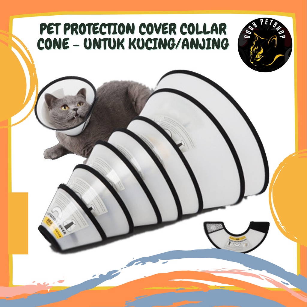 Pet Protection Conver Collar Corong Anjing &amp; Kucing pelindung hewan