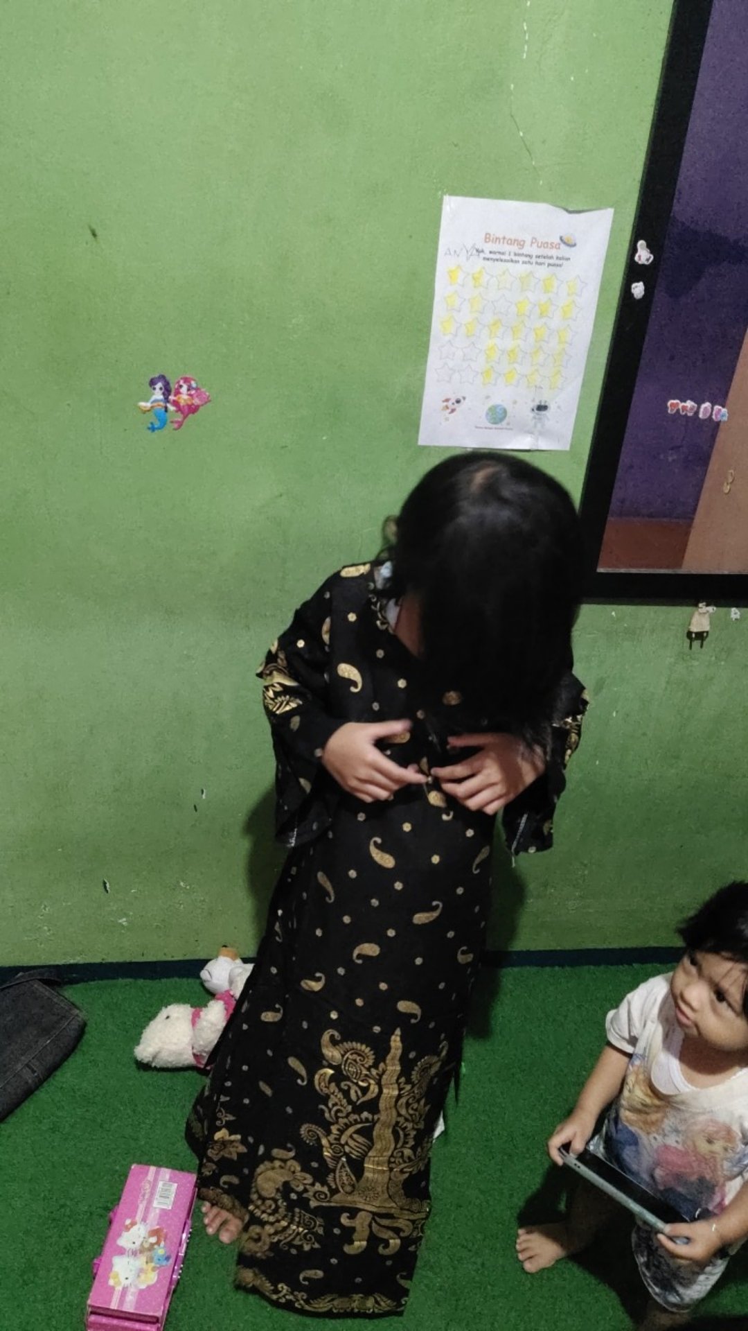 Batik Couple Keluarga Sania Ruffle Ori Ndoro Jowi Dnt Prodo Keris Ireng