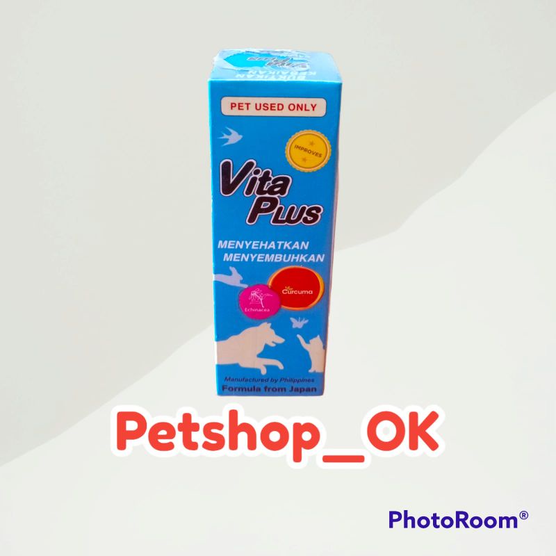 VITA PLUS 30ML VITAMIN TETES UNTUK HEWAN