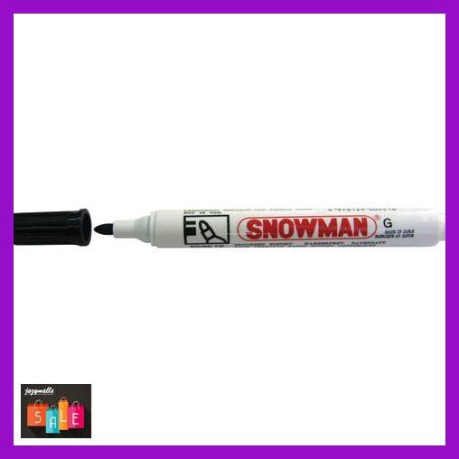 

Silutala- Spidol Permanent Marker G-12 Snowman Atk - Hitam -Ori.