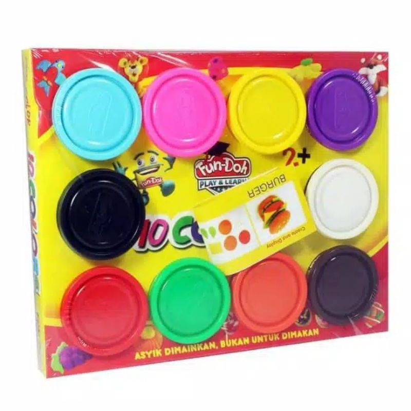Fun doh 10pcs colors 28004