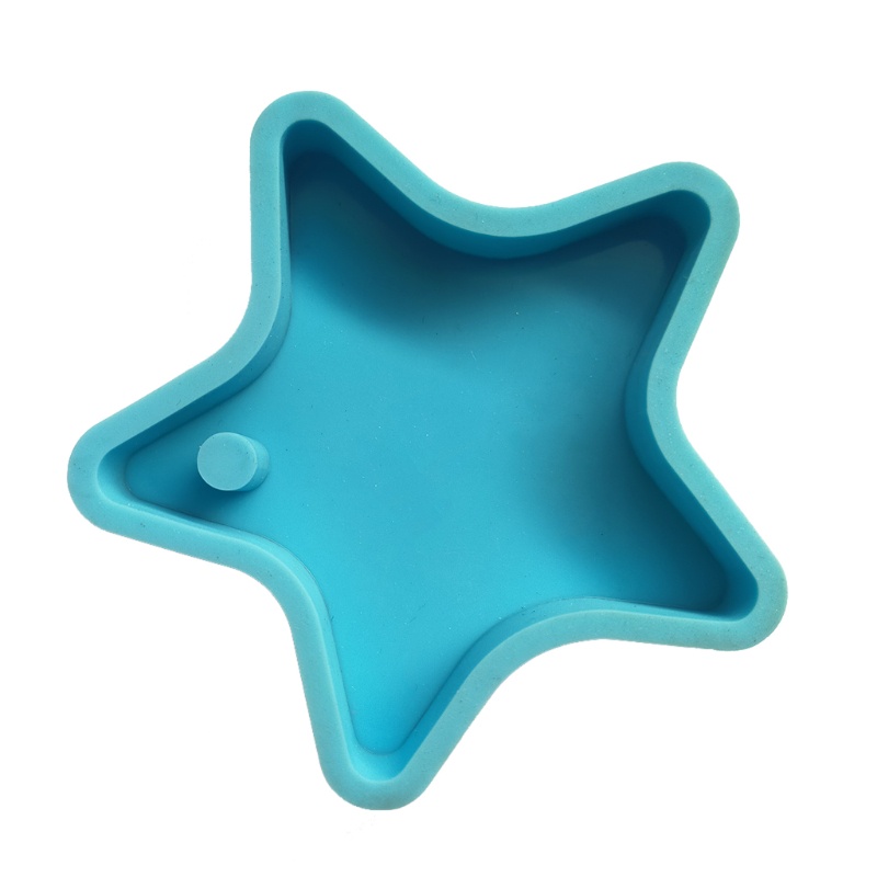 Siy Cetakan Resin Epoksi Bentuk Gantungan Kunci Bintang Bahan Silikon Untuk Kerajinan Tangan Diy
