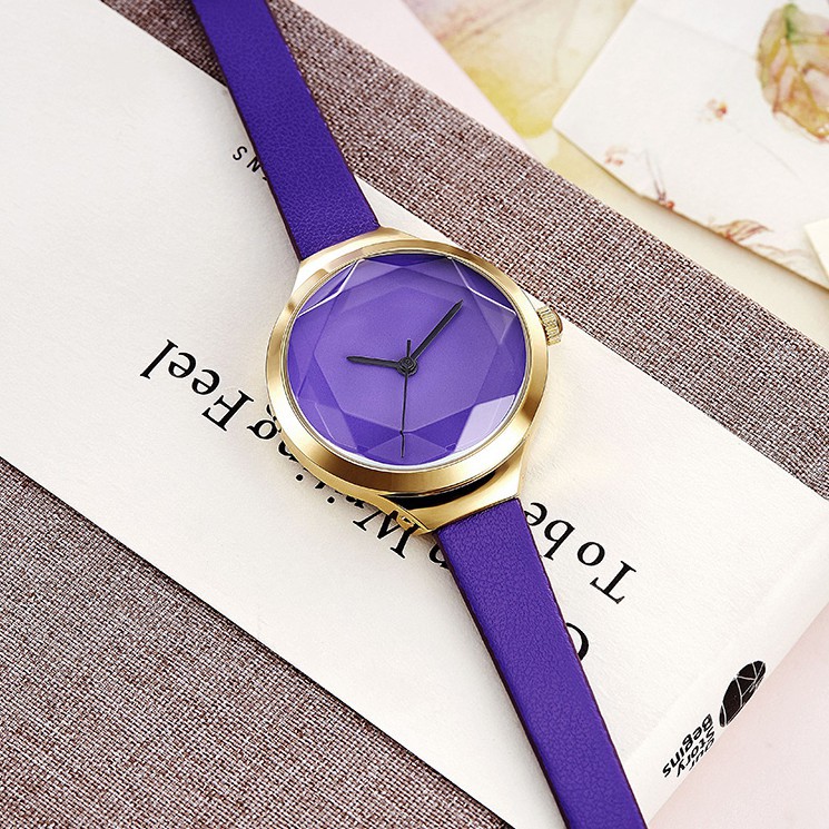 SINOBI 9722 Jam Tangan Wanita Analog Tali Kulit WK-SBY