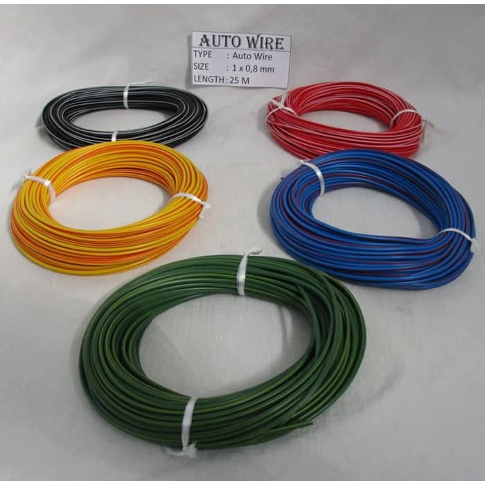 Kabel Audio Otomotif Auto Wire MX 1x0.85mm Panjang 25m/Kabel Body 0.85