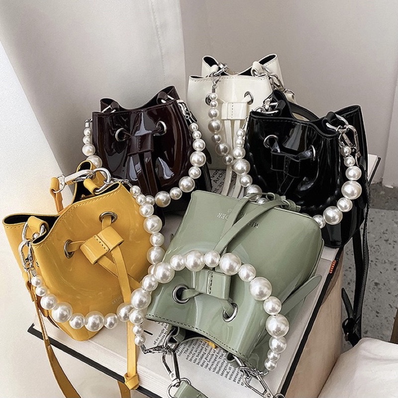 LADIESBAG - TAS TABUNG SERUT IMPORT BAG WANITA CEWEK SELEMPANG HANDBAG SLINGBAG IMPORT JALAN KONDANGAN PESTA JALAN LB- 283