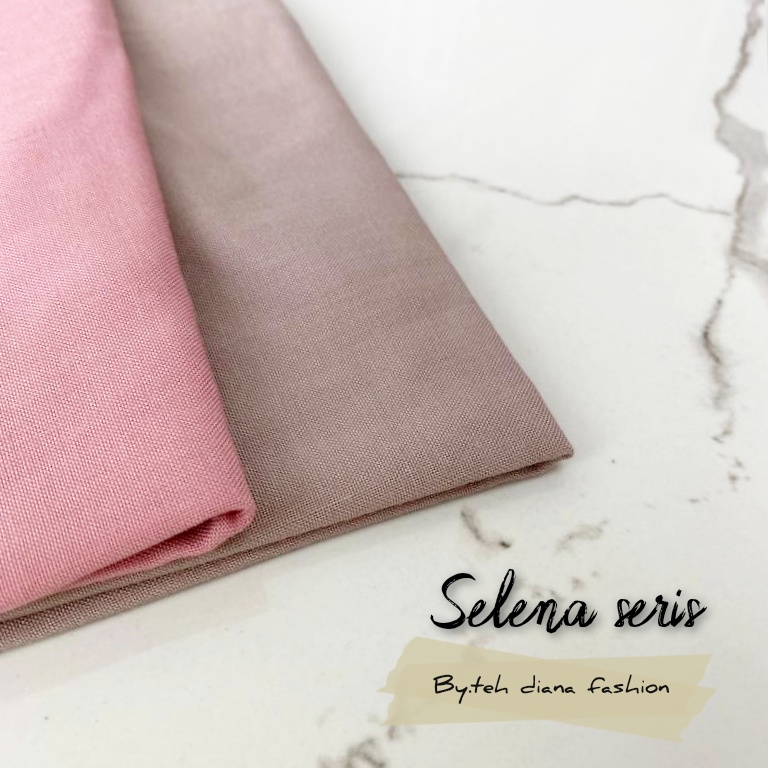 Atasan Wanita Jumbo / Blouse Wanita Jumbo / Baju Atasan Wanita Jumbo Model Selena Rayon Polos Ld 124-4