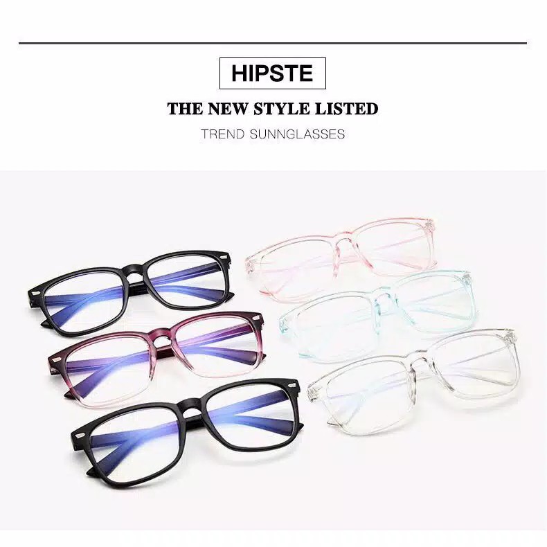 (COD) Kacamata Optik Frame Plastik Kacamata Anti Radiasi Wanita MALLSHOPPING