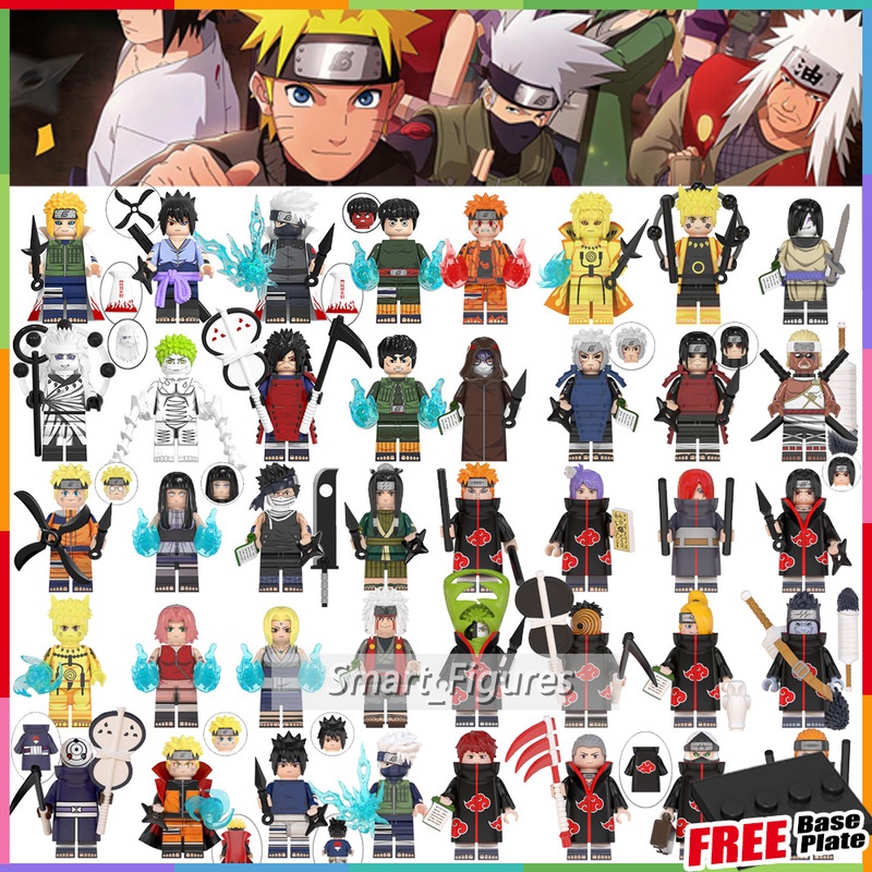 Action Figure Mini Naruto Might Guy Namikaze Minato Tsunade Jiraiya WM6105-6109 Untuk Koleksi