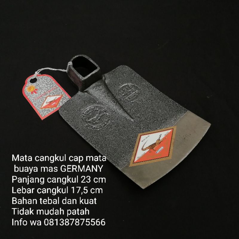 cangkul baja asli cap buaya mas original  berkualitas