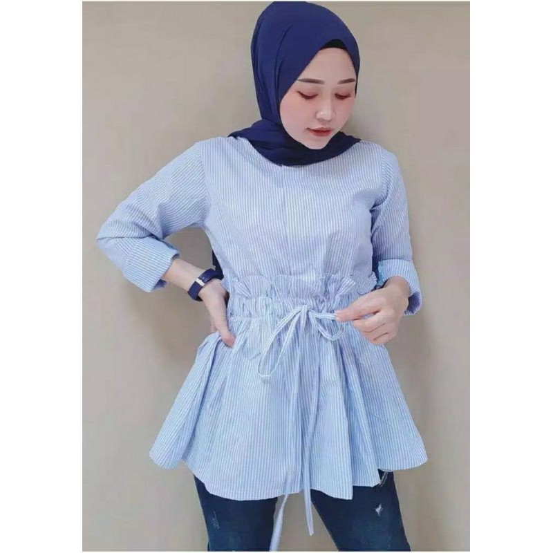 Baju Atasan Muslim Wanita Blus Savira Terbaru | Baju Atasan Muslim Wanita Untuk Hari Lebaran