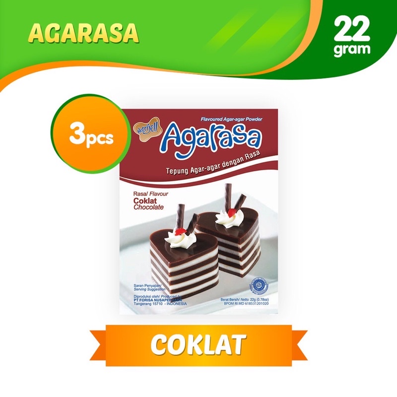 

AGARASA 3 SACHET TEPUNG AGAR-AGAR