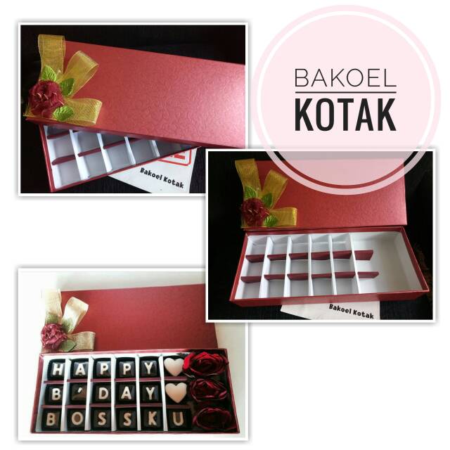 Box coklat sekat 18 hardbox