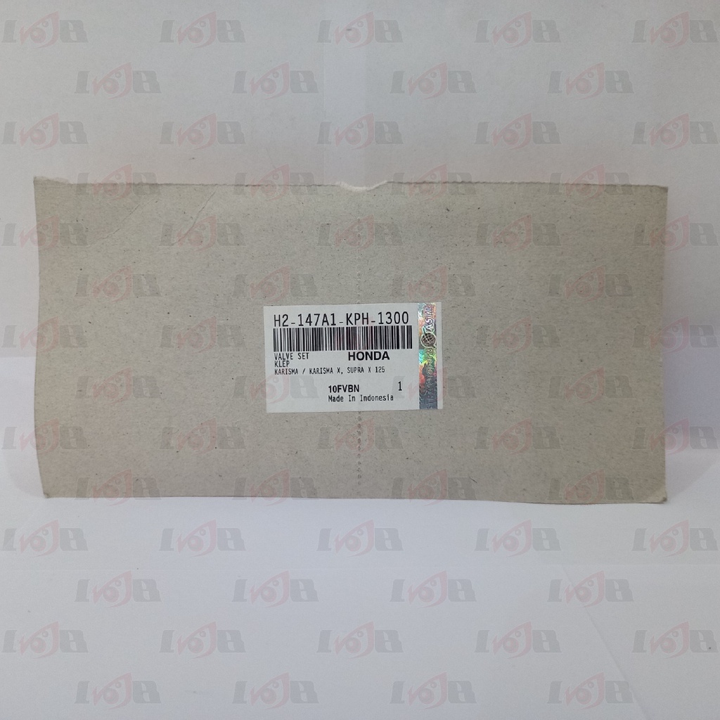 Aspira Klep Set In &amp; Ex Honda Supra X 125 Karisma D X Komplit Kode KPH Payung Klep Valve Kit Besar Kecil