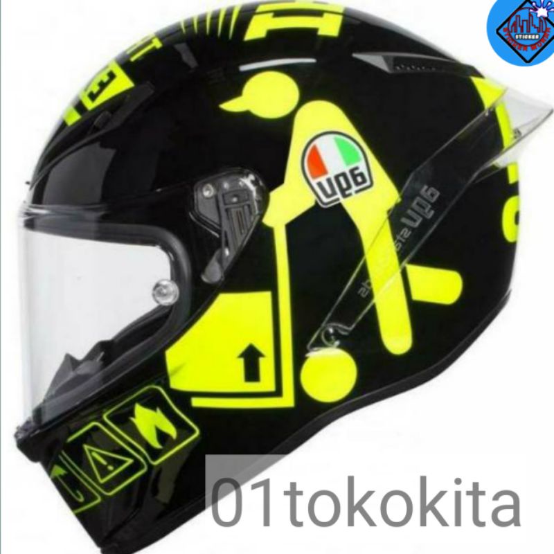 STICKER HELM IANNONE FULL SET STIKER CUTTING MURAH