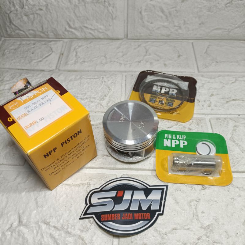 Piston seher kit ring seher kaze zx 130 os 100 size 50 SET NPP