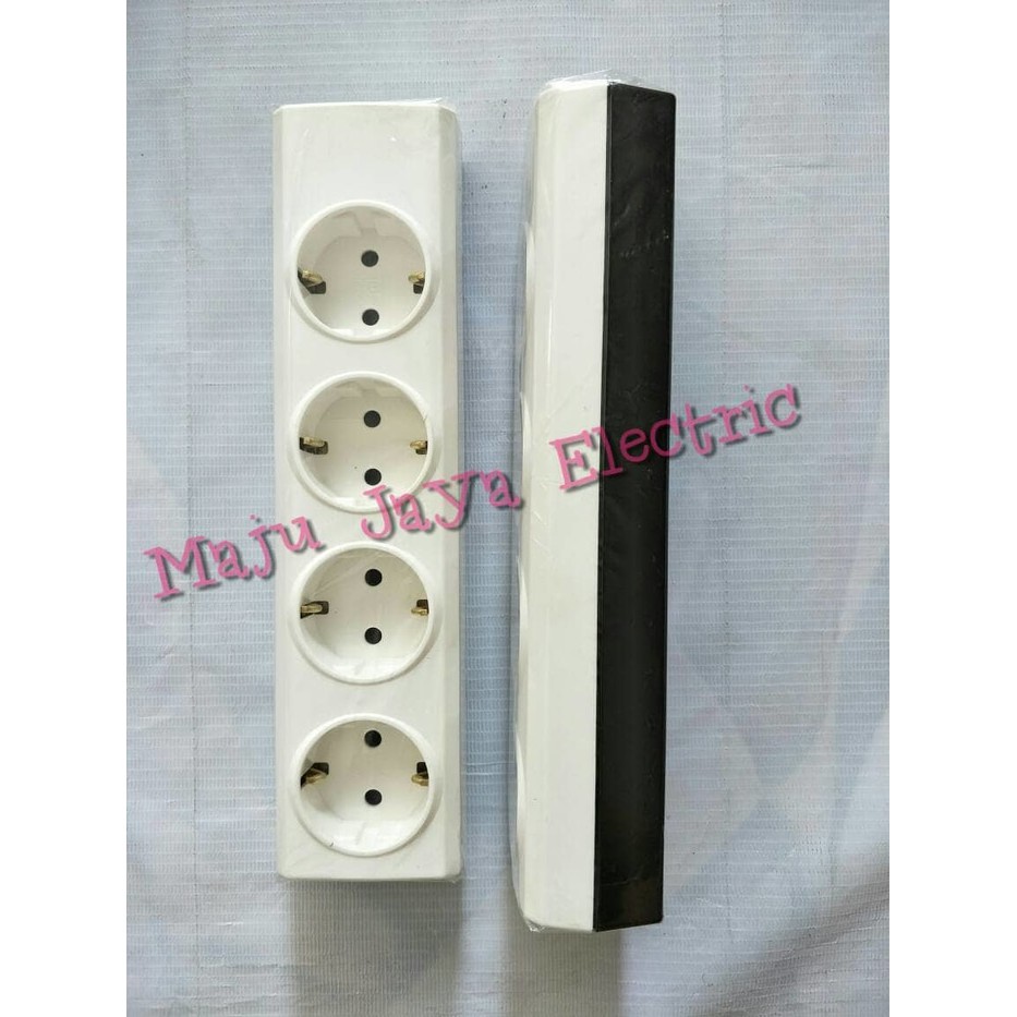 StopKontak Stop Kontak Broco 4 Empat Lubang Socket OB Outbow Tembok