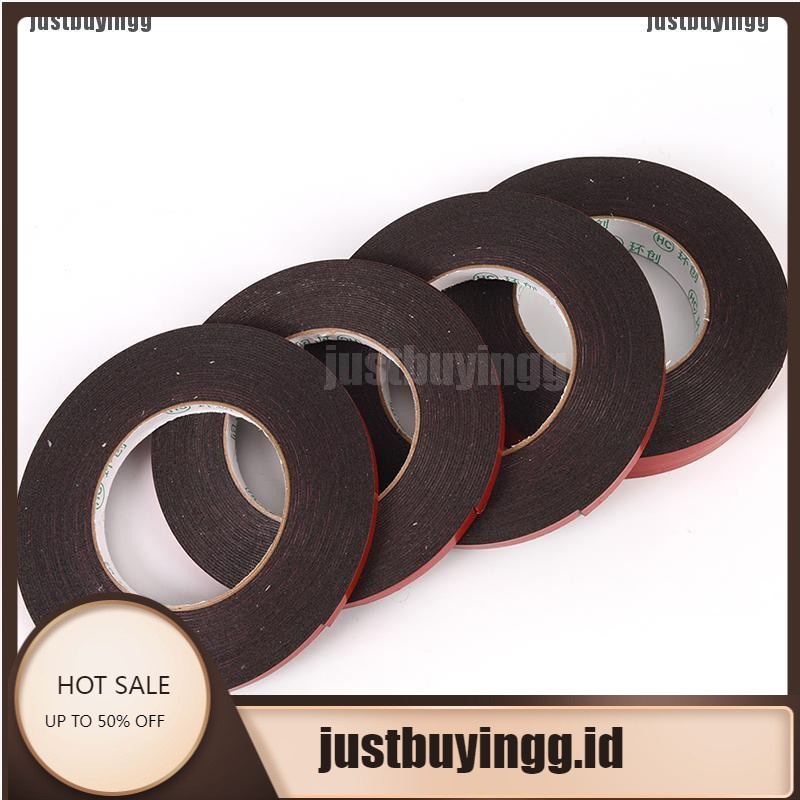 JB✪ 10M Strong Permanent Double-Sided Adhesive Glue Tape Super Sticky With Red Liner