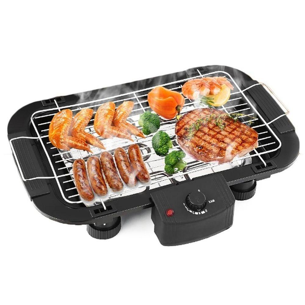 [Elegan] Alat Panggang BBQ Outdoor Anti Lengket Kontrol Suhu 5mode Suhu Barbekyu BBQ Kompor