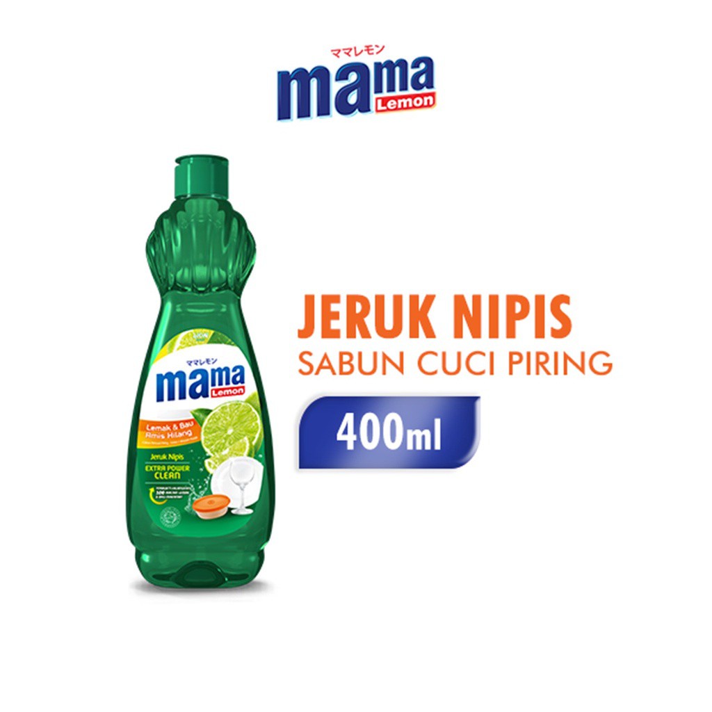 Mama Lemon Extra Clean Jeruk Nipis Botol 400 ml | Shopee Indonesia