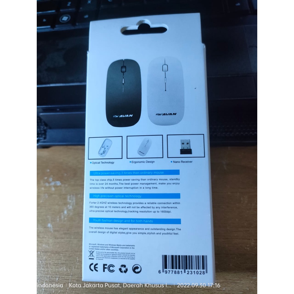 Mouse Wireless avan original