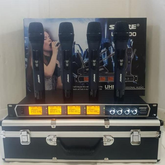 MIC WIRELESS SHURE UR 4400 (4 mic digital handle)