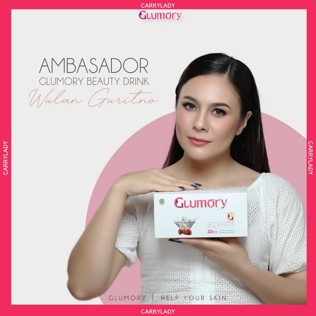 GLUMORY HEALTHY &amp; BEAUTY DRINK 100% ORIGINAL Isi 20 Sachet