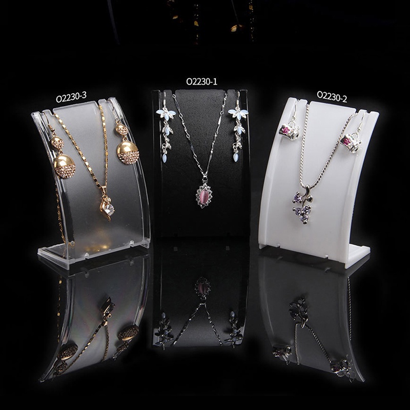 Stand Holder Display Perhiasan Kalung Anting Liontin