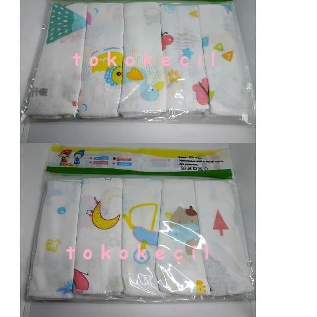 HT0ė Baby Grow Washcloth Sapu tangan bayi anak isi 5 ❤B8