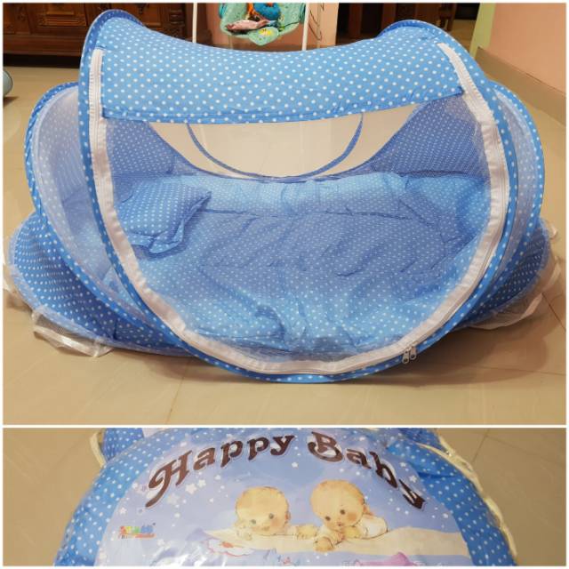 Kelambu Tidur Bayi - Kelambu Nyamuk Bayi - Kelambu Kasur Lipat Bayi