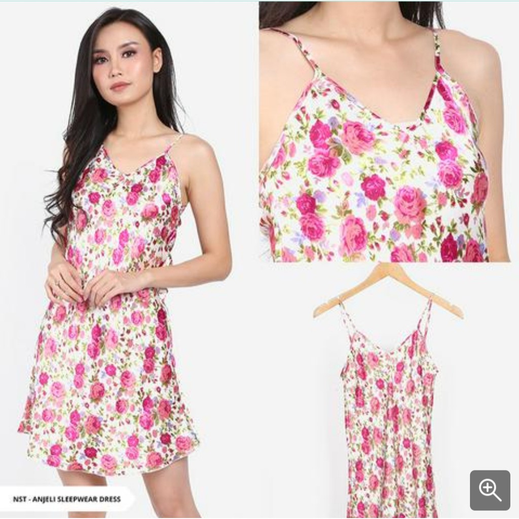 DASTER SATIN DEWASA / SEXY / SINGLET/ BAHAN SATIN IMPORT motif MICKEY /BUNGA/DORAEMON/HK /SX01-SX07