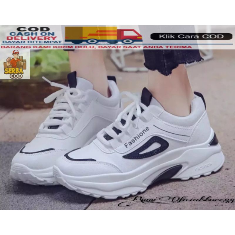 TmO - 8.8 Sale sepatu wanita sneakers running fashion women FashionOne