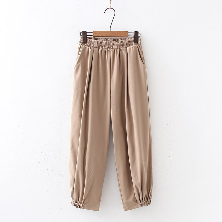 HARUKA PANTS - celana bahan jatoh / celana wanita / celana panjang / pants murah / celana wolfis