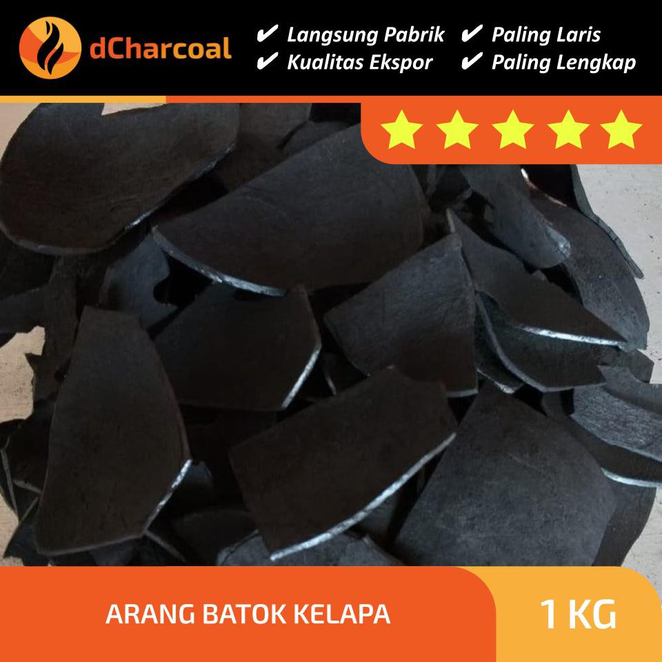 Arang Batok Kelapa Kualitas Ekspor Mati Hampa 1 Kg