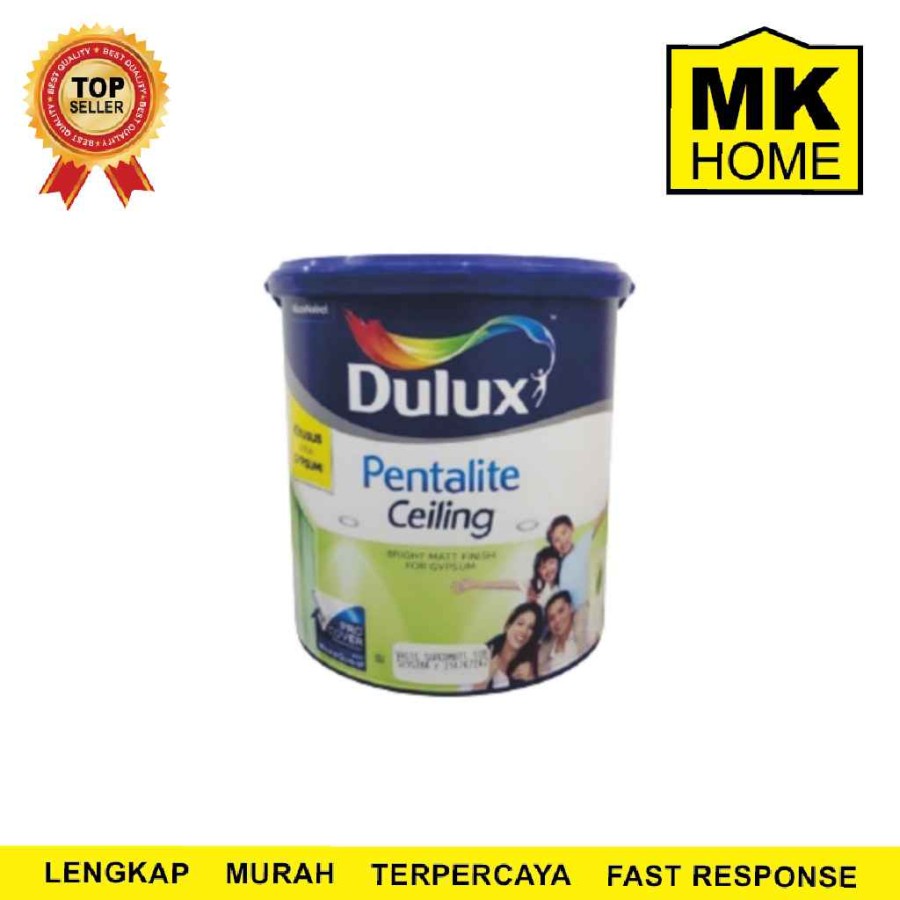 Jual Cat Dulux Pentalite Ceiling Putih 25 Kg Cat Khusus Plafon Gypsum Shopee Indonesia 9893