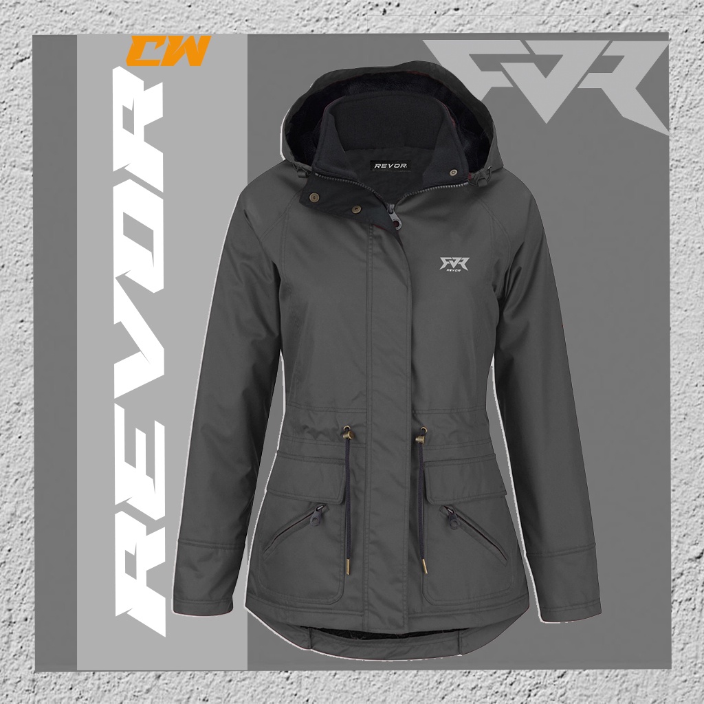 Revor CW Jaket Motor Wanita Windproof Tidak ada penilaian