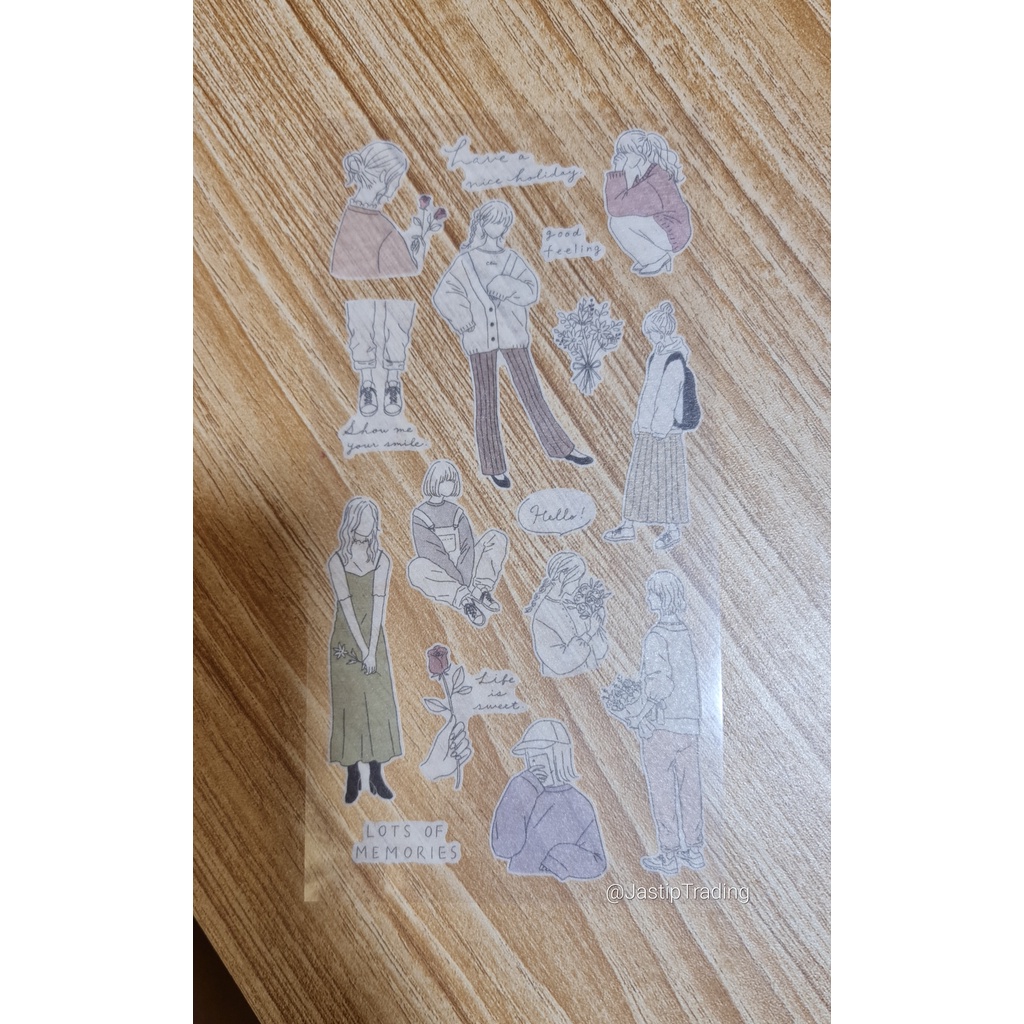 

Adesivo Casual Sticker Journal / Sticker Decoration / Stiker Jurnal Dekor