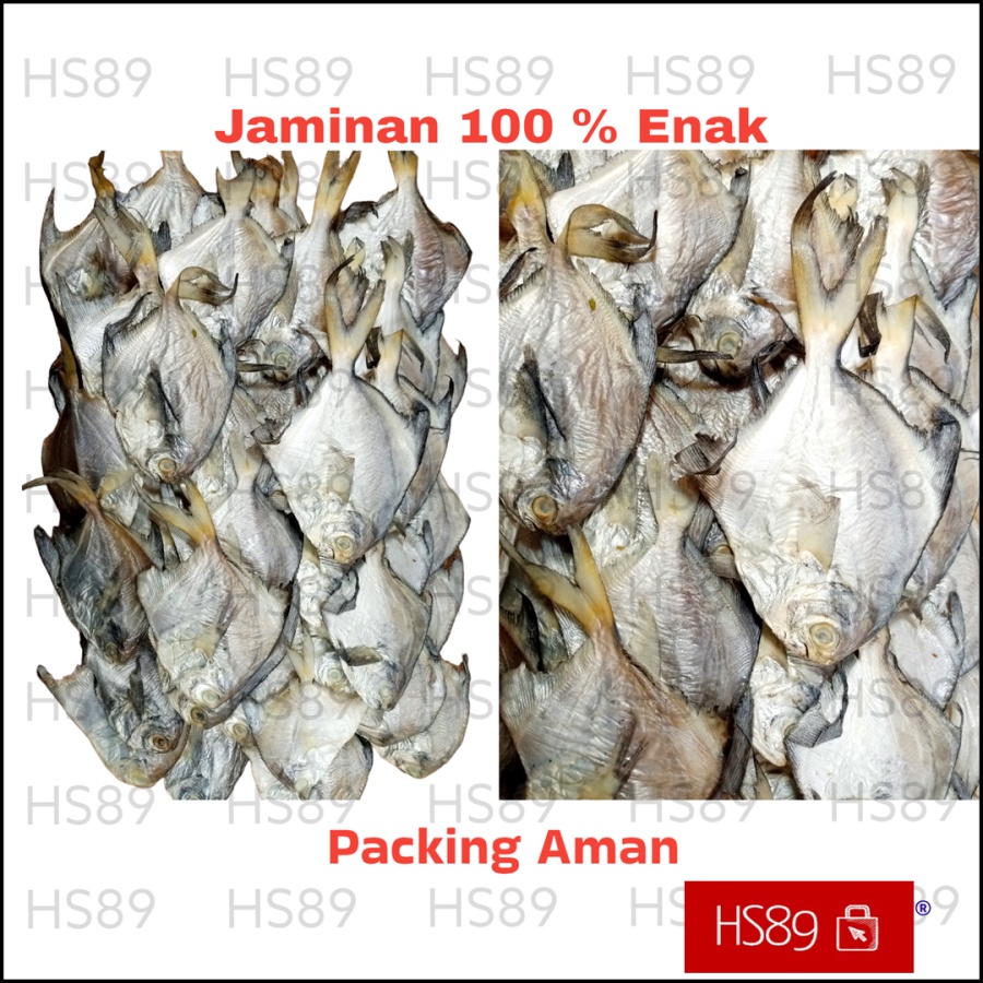 

Ikan Asin Bawal - Ikan Bawal Asin 250gr