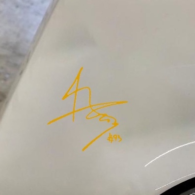 #Stiker Tanda Tangan Marquez 93 Untuk Tangki Bensin Motor Honda RC213V