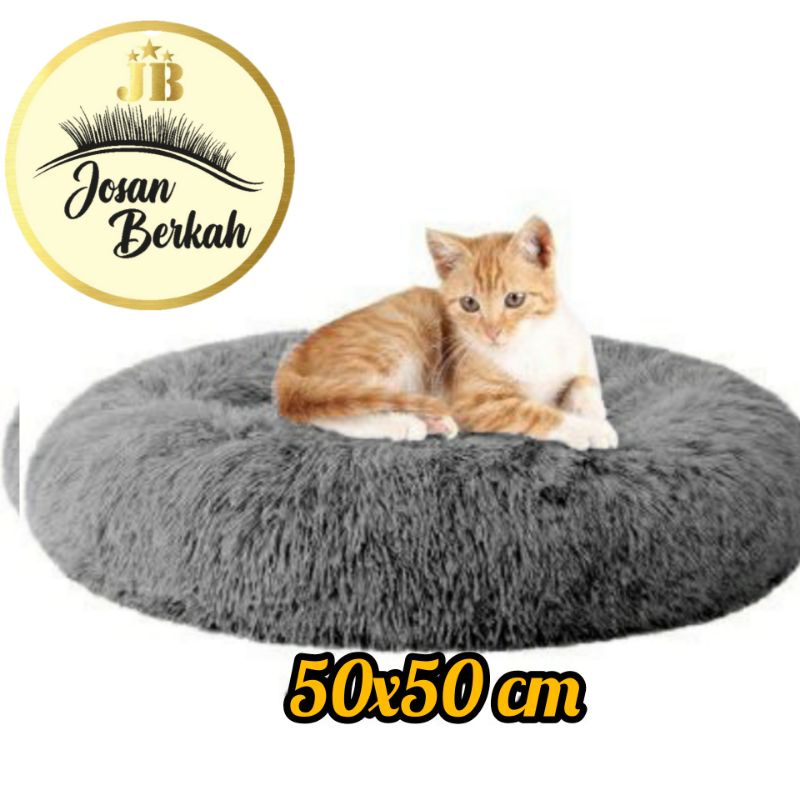 Ranjang/Kasur Bundar uk besar (diameter 50x50 cm) super empuk dan Hanget