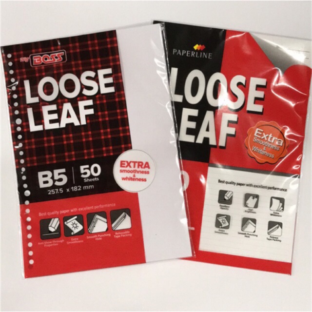 

Loose Leaf Big Boss POLOS B5 isi 50 Lembar ORI