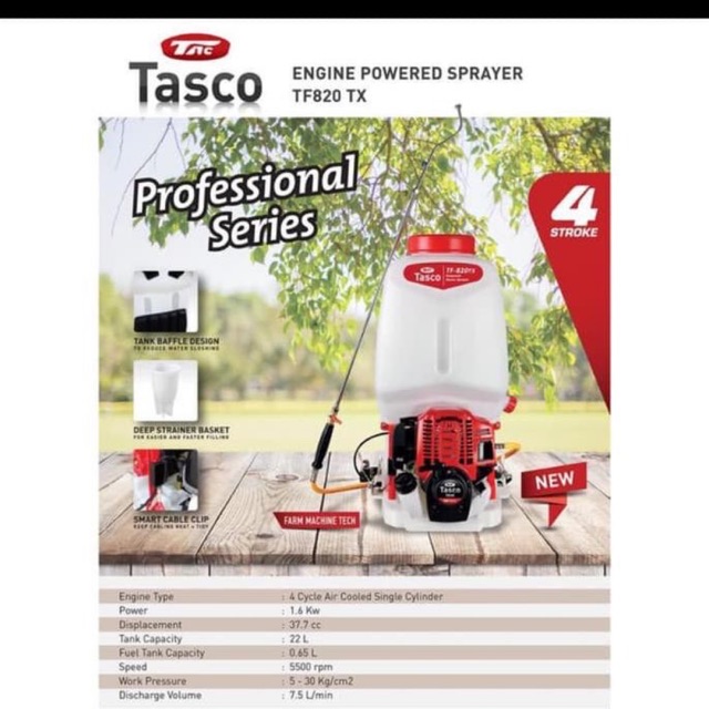 SPRAYER ENGINE TASCO TF 820 TX