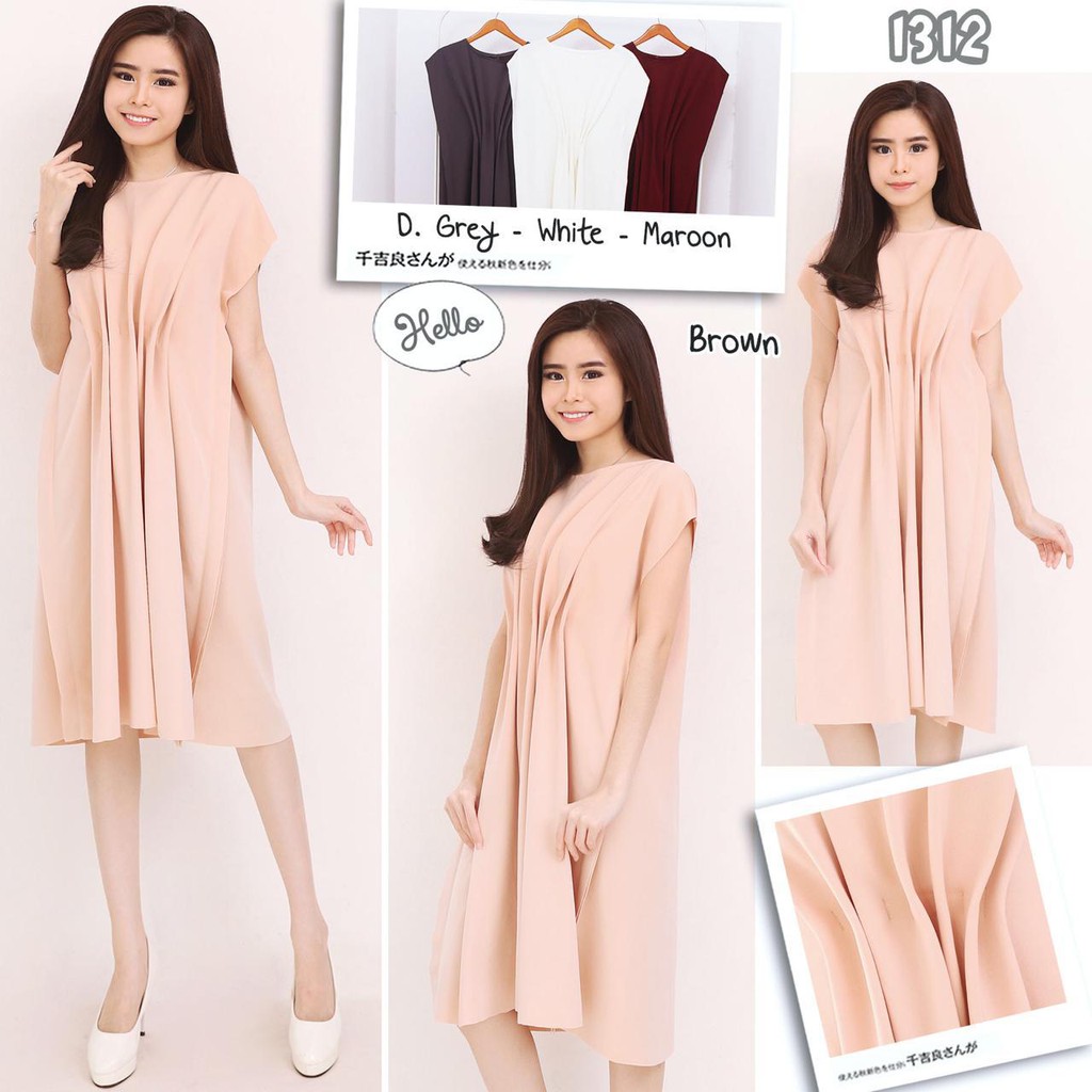 Gaun Pesta Scuba / Dress Pesta Scuba / Fashion Wanita - Adele Party Dress