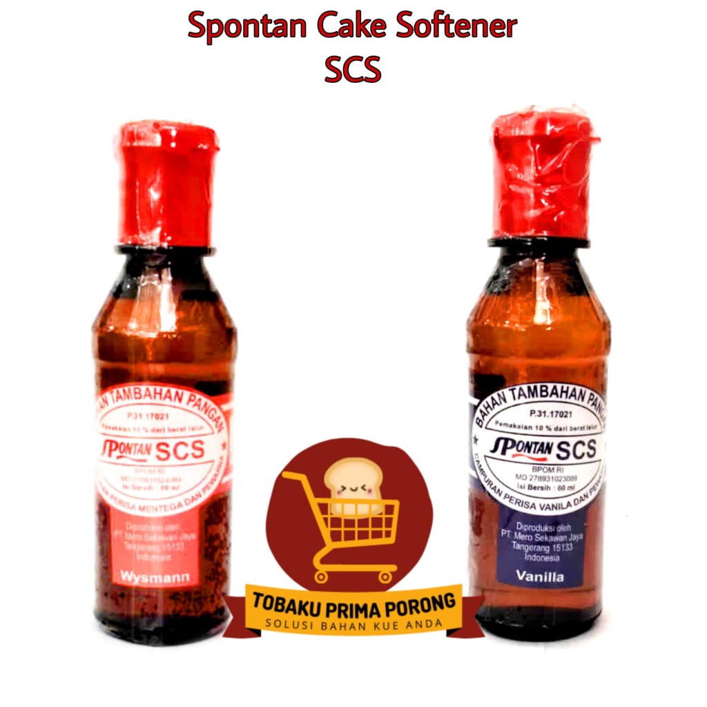 

Spontan Cake Soft (SCS) - Pelembuat Kue - Roti - Cake - 60ml - BPOM