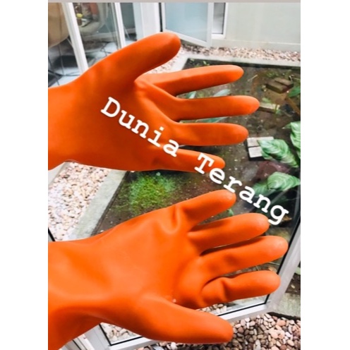 Sarung Tangan Karet Latex OTR 7 panjang 40cm / Hand Glove OTORY 7 / Household Gloves OTR7