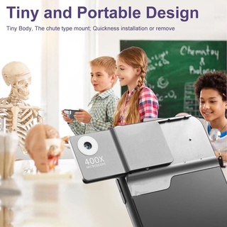 Jual Lensa Mikroskop zoom 400X Adjustable Dengan Lampu LED Untuk iPhone