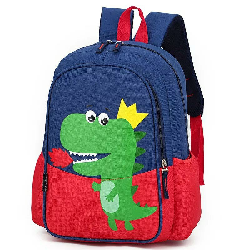 samasuka.shop - Tas anak Sekolah Laki-laki TK / SD Motif Kartun Dino / Dinosaurus