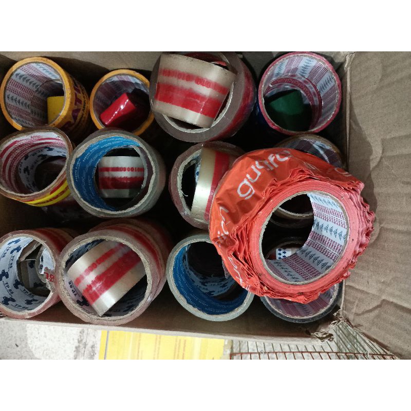 Lakban kiloan printing murah