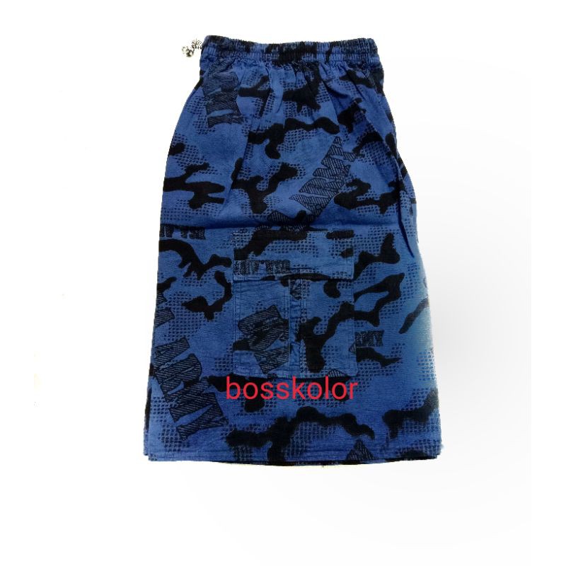 celana pendek kolor | pendek kargo loreng | pendek pinggang karet | celana pendek semi levis